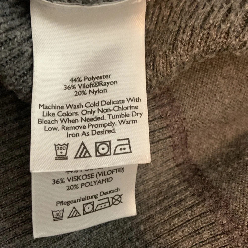 Eddie Bauer Gray Zippered Sweater - Picture 5 of 7